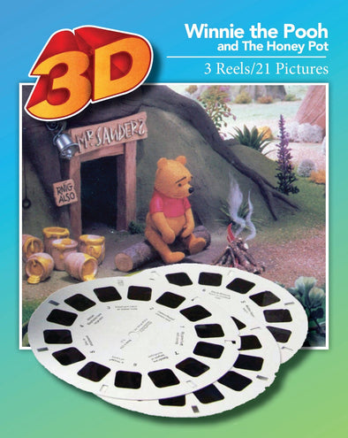 Winnie the Pooh and the Honey Tree - Classic Clay Figure View-Master 3 Reel Packet 3dstereo 