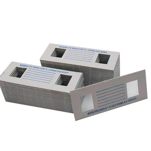 Cardboard Slip-In Stereo Slide Mounts - 4 Perf. - Pack of 50 Mounts - NEW 3Dstereo.com 