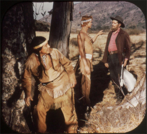 5 ANDREW - Jody McCrea in Johnny Moccasin - View-Master 3 Reel Packet - 1957 - vintage - S3 Packet 3dstereo 