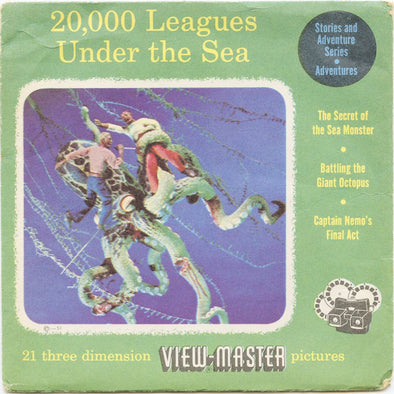 9 ANDREW - 20,000 Leagues Under the Sea - View-Master 3 Reel Economy Packet - vintage - 974-A,B,C-S3 Packet 3Dstereo 