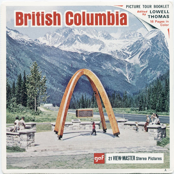 11 ANDREW - British Columbia - View-Master 3 Reel Economy Packet - vintage - A014-G1A Packet 3dstereo 