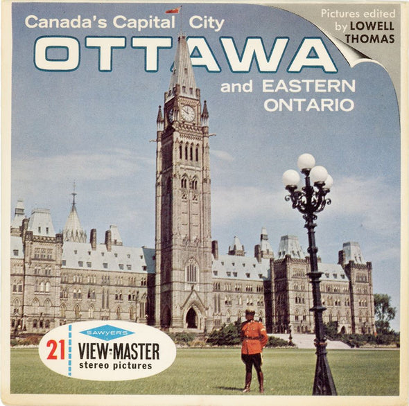 Ottawa and Eastern Ontario - View-Master 3 Reel Packet - vintage - A036-S6 Packet 3dstereo 