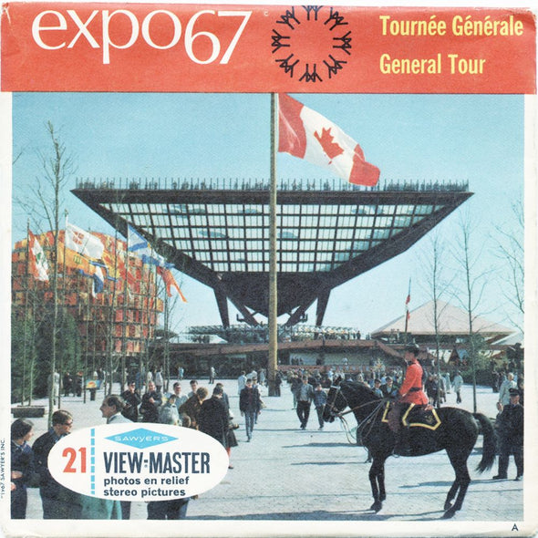 11 ANDREW - Expo67 - General Tour - View-Master 3 Reel Economy Packet - vintage - A071-S6A Packet 3dstereo 