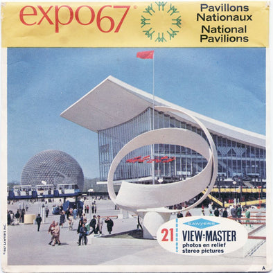 11 ANDREW - Expo 67 - National Pavilions - View-Master 3 Reel Economy Packet - 1967 - vintage - A073-S6A Packet 3dstereo 
