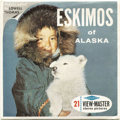 5 ANDREW - Eskimos of Alaska - View-Master 3 Reel Packet - vintage - A102-S6 Packet 3dstereo 