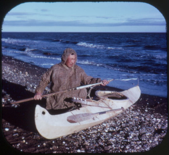 5 ANDREW - Eskimos of Alaska - View-Master 3 Reel Packet - vintage - A102-S6 Packet 3dstereo 