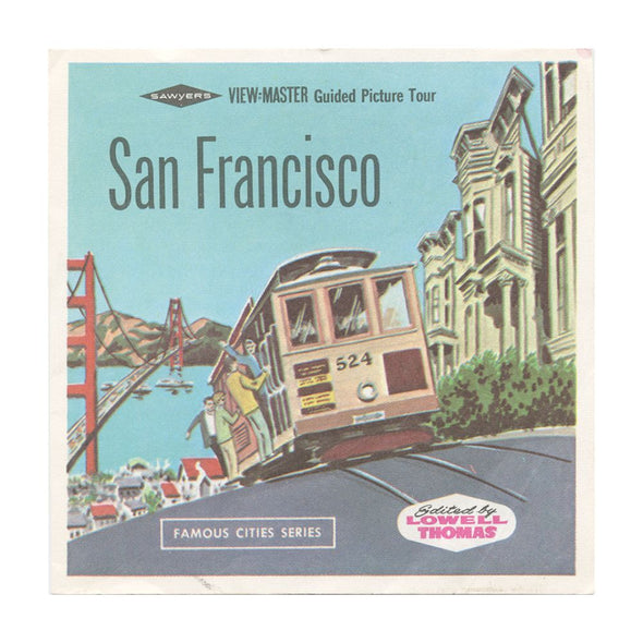 9 ANDREW - San Francisco - View-Master 3 Reel Economy Packet - vintage - A172-S6B Packet 3Dstereo 