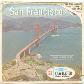 9 ANDREW - San Francisco - View-Master 3 Reel Economy Packet - vintage - A172-S6B Packet 3Dstereo 