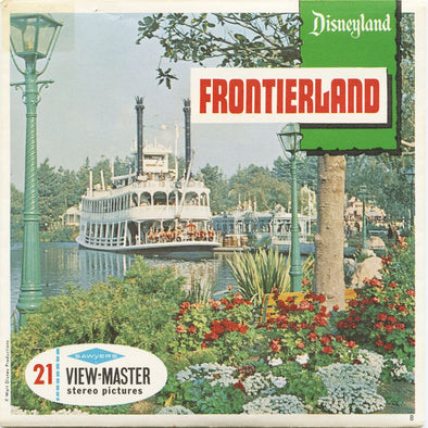 5 ANDREW - Frontierland - Disneyland - View-Master 3 Reel Packet - vintage - A176-S6B Packet 3dstereo 