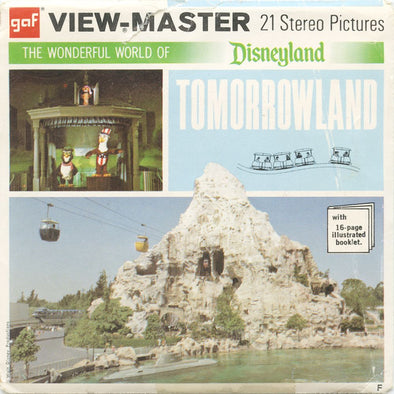 9 ANDREW - Tomorrowland - View-Master 3 Reel Economy Packet - vintage - A179-G3F Packet 3Dstereo 