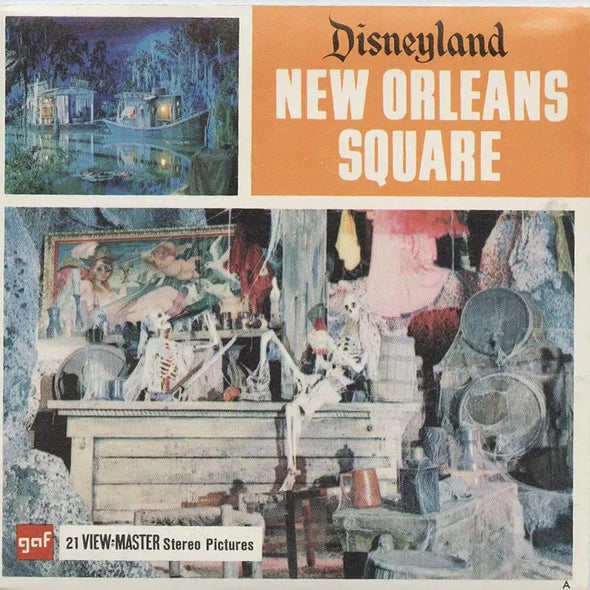 2 Andrew - New Orleans Square - Disneyland - View-Master - 3 Reel Packet - 1970s - vintage - A180-G1A Packet 3dstereo 