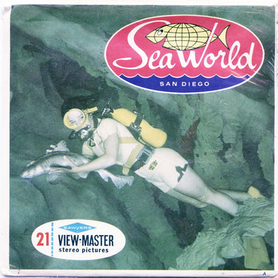 11 ANDREW - Sea World San Diego - View-Master 3 Reel Economy Packet - vintage - A192-S6A Packet 3dstereo 