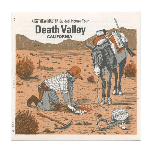 5 ANDREW - Death Valley - View-Master 3 Reel Packet - 1970 - vintage - A203-G1A Packet 3dstereo 