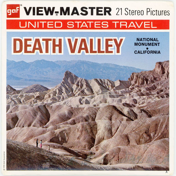 Death Valley National Park - View-Master 3 Reel Packet - vintage - A203-G3A Packet 3dstereo 