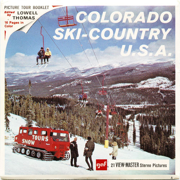 5 ANDREW - Colorado Ski-Country U.S.A. - View-Master 3 Reel Packet - vintage - A331-G1A Packet 3dstereo 