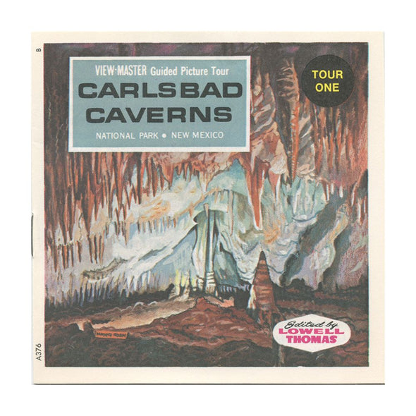 9 ANDREW - Carlsbad Caverns - View-Master 3 Reel Packet - vintage - A376-G1B Packet 3Dstereo 