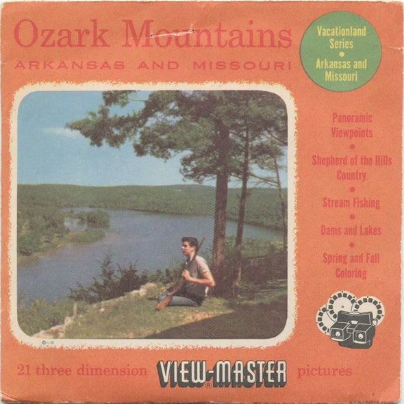 11 ANDREW - Ozark Mountains - View-Master 3 Reel Economy Packet - vintage - 372-A,B,C-S3 Packet 3dstereo 