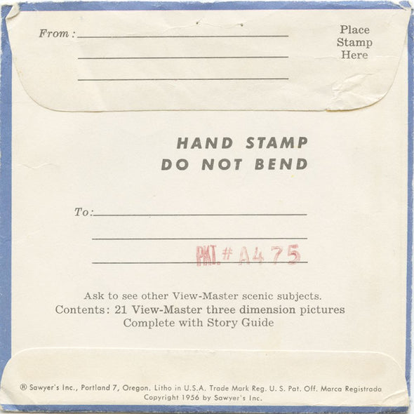 9 ANDREW - Nebraska - View-Master 3 Reel Economy Packet - vintage - NEBR-1,2,3-S3 Packet 3Dstereo 