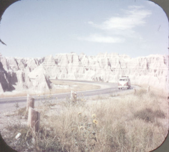 Badlands National Monument - View-Master 3 Reel Packet - vintage - A489-G1A Packet 3dstereo 