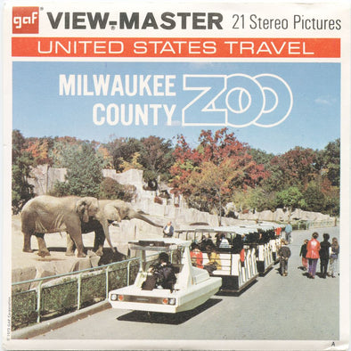 11 ANDREW - Milwaukee County Zoo - View-Master 3 Reel Economy Packet - vintage - A527-G3A Packet 3dstereo 