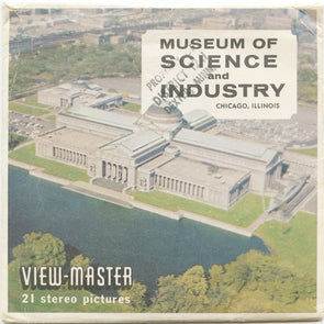 9 ANDREW - Museum of Science and Industry - View-Master 3 Reel Economy Packet - vintage - A552-S5 Packet 3Dstereo 