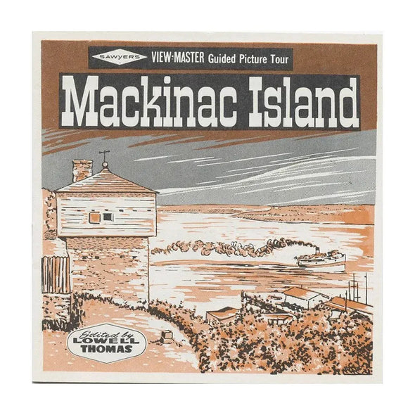 2 ANDREW - Mackinac Island - View-Master 3 Reel Packet - 1960s views - vintage - A585-S6A Packet 3Dstereo 