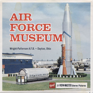 10 ANDREW - Air Force Museum - View-Master 3 Reel Packet - 1960s - Vintage - (ECO-A600-G1) Packet 3Dstereo 