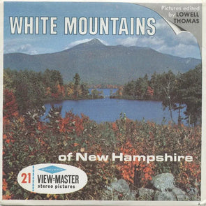 2 ANDREW - White Mountains - New Hampshire - View-Master 3 Reel Packet - 1960s views - vintage - A702-S6A Packet 3Dstereo 