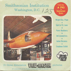 9 ANDREW - Smithsonian Institution - View-Master 3 Reel Economy Packet - vintage - A792-S4 Packet 3Dstereo 