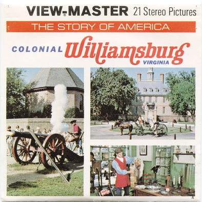 9 ANDREW - Colonial Williamsburg - View-Master 3 Reel Packet - vintage - A813-V2 Packet 3Dstereo 