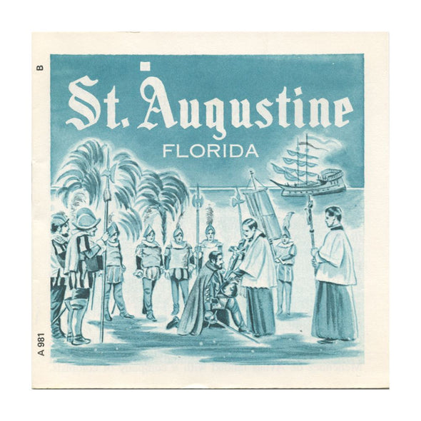 5 ANDREW - St. Augustine - Florida - View-Master 3 Reel Packet - vintage - A981-G6 Packet 3dstereo 