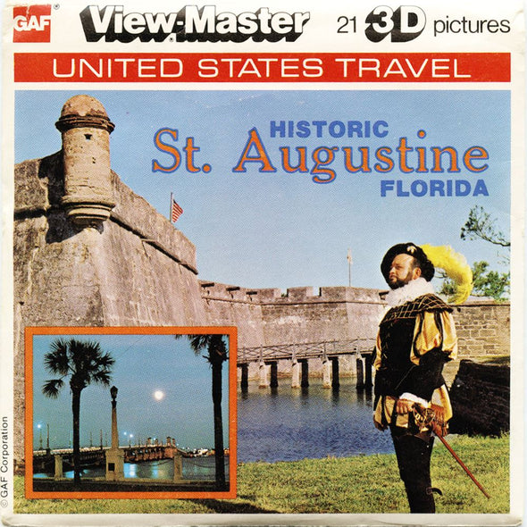 5 ANDREW - St. Augustine - Florida - View-Master 3 Reel Packet - vintage - A981-G6 Packet 3dstereo 