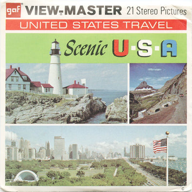 9 ANDREW - Scenic USA - View-Master 3 Reel Economy Packet - vintage - A996-G3C Packet 3Dstereo 