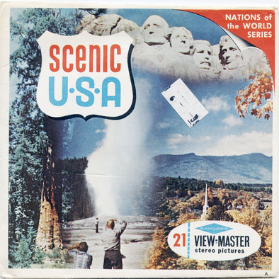 Scenic U.S.A - View-Master 3 Reel Packet - vintage - A996-S6A Packet 3dstereo 