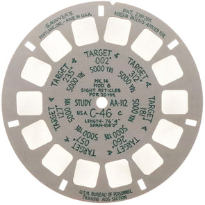 AA-112 - Military Range Estimation Study Reel - Curtis C-46 Commando- naval aviation reel - vintage Reels 3Dstereo.com 