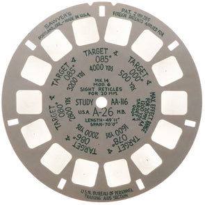 AA-116 - Military Range Estimation Study Reel - Douglas A-26 - naval aviation reel - vintage Reels 3Dstereo.com 