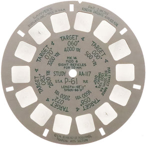 AA-117 - Military Range Estimation Study Reel - Northrop P-61 - naval aviation reel - vintage Reels 3Dstereo.com 