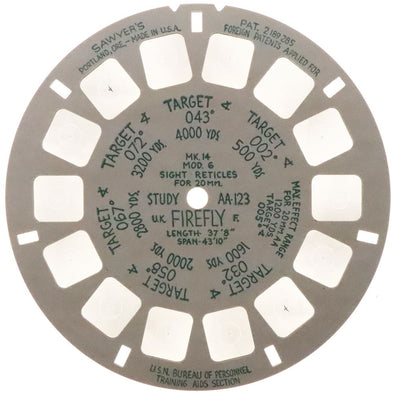 A-ANDREW - AA-123 - Military Range Estimation Study Reel - Firefly - naval aviation reel - vintage Reels 3Dstereo.com 