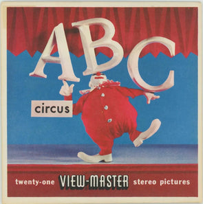 ABC Circus - View-Master - 3 Reel Packet - Vintage - (B411-S5) Packet 3dstereo 
