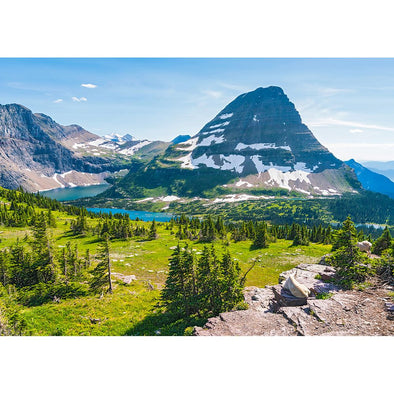 Glacier National Park - Logan Pass - 3D Lenticular Postcard Greeting Card - NEW Postcard 3dstereo 
