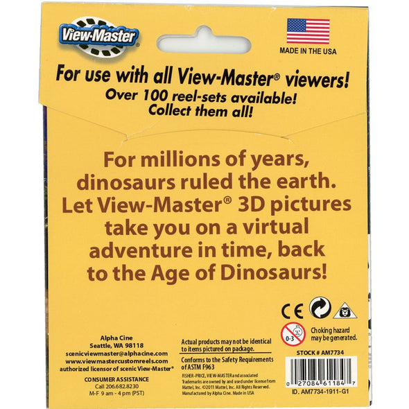 Dinosaurs - View-Master 3 Reel Set - (ACP-7734) VBP 3dstereo 