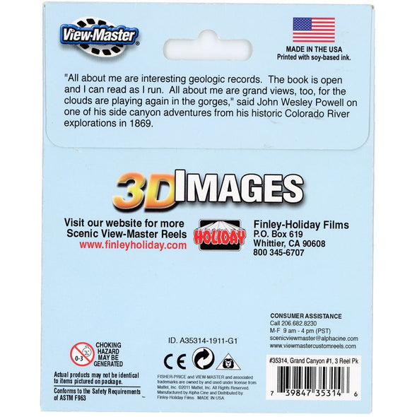 Grand Canyon National Park - Set 1 - View-Master 3 Reel Set - NEW - (ACP-5314) VBP 3dstereo 