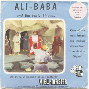 9 ANDREW - Ali-Baba and the Forty Thieves - View-Master 3 Reel Economy Packet - vintage - B436-1,2,3-BS3 Packet 3Dstereo 
