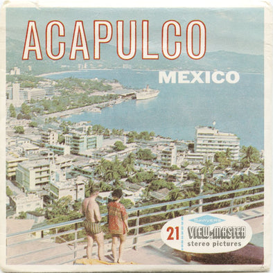 9 ANDREW - Acapulco - View-Master 3 Reel Economy Packet - vintage - B003-S6A Packet 3Dstereo 