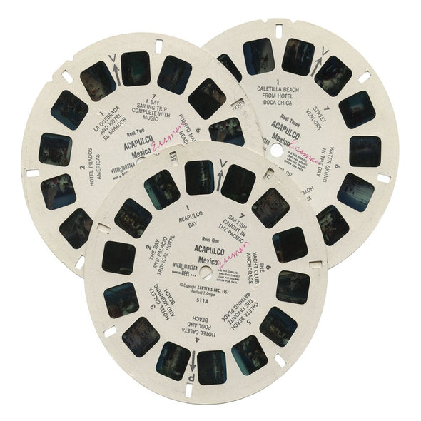 9 ANDREW - Acapulco - View-Master 3 Reel Economy Packet - vintage - B003-S6A Packet 3Dstereo 