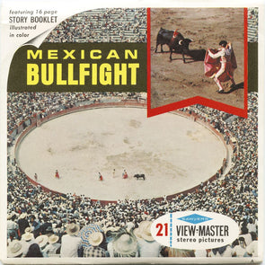 5 ANDREW - Mexican Bullfight - View-Master 3 Reel Packet - vintage - B004-S6A Packet 3dstereo 