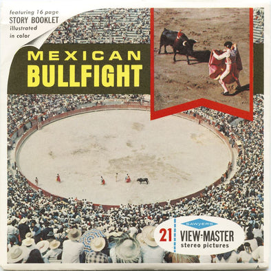 5 ANDREW - Mexican Bullfight - View-Master 3 Reel Packet - vintage - B004-S6A Packet 3dstereo 