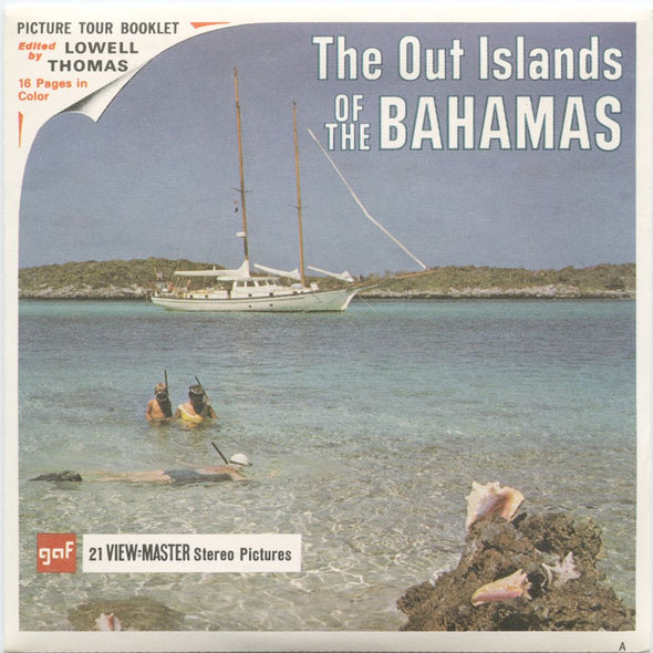 11 ANDREW - The Out Islands of the Bahamas - View-Master 3 Reel Packet - vintage - B028-G1A Packet 3dstereo 