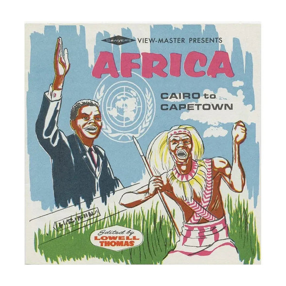 Africa - View-Master 3 Reel Packet - 1960s views - vintage - (B096-S6A)