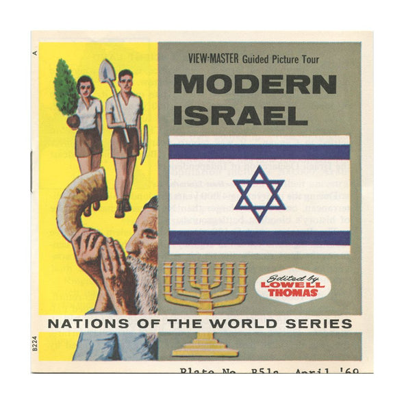 9 ANDREW - Modern Israel - View-Master 3 Reel Packet - vintage - B224-G1A Packet 3Dstereo 
